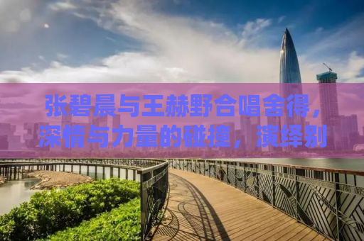 张碧晨与王赫野合唱舍得，深情与力量的碰撞，演绎别样的互相拉扯